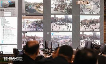 حضور شهردار تهران در مرکز مانیتورینگ منطقه ۲۰