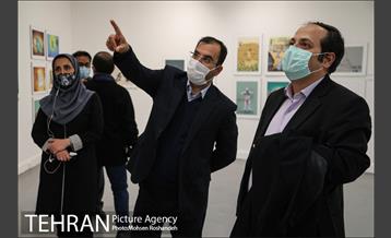 بازدید مدیران شهری به همراه اعضای شورای شهر از نمایشگاه تهران از منظر هنرمندان 14