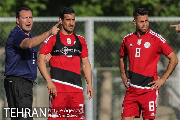 تمرین تیم ملی فوتبال زیر نظر ویلموتس با حضور پرسپولیسی‌ها 12