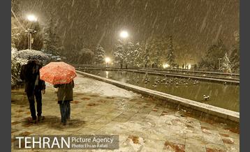 بارش اولین برف پاییزی تهران 35