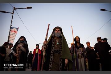 کاروان نمادین اسرای کربلا در مسیر طویریج  25