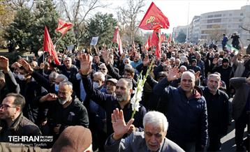 تشییع پیکر شهید گمنام دفاع مقدس "همسایه فردوس" 8