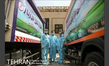 رونمایی از ناوگان حمل پسماندهای بیمارستانی 10