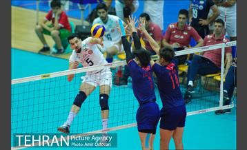 دیدار تیم های ملی والیبال ایران و چین تایپه 9