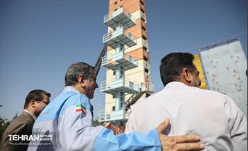 بازدید رییس مدیریت بحران کشور از مرکز آموزش آتش‌نشانی شهرداری تهران 43