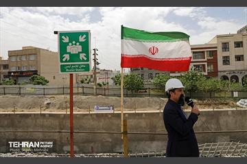 عملیات حفاری خط ۱۰ متروی تهران 39