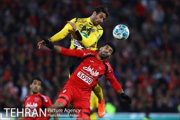 دیدار تیم های فوتبال پرسپولیس و سپاهان