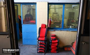 بازدید اعضای شورای شهر از مرکز اورهال سامانه شماره 2 اتوبوسرانی 9