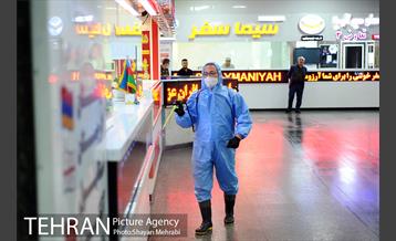 ضد عفونی پایانه مسافربری غرب 7