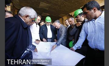 بازدیدشهردار تهران از پروژه های زیرگذر گیشا و استاد معین 10
