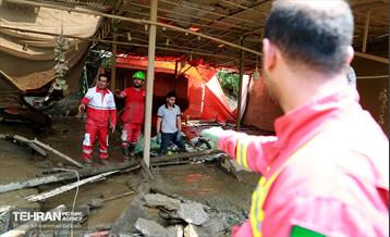 گل روبی و عملیات جست و جوی مفقودین سیل منطقه کن