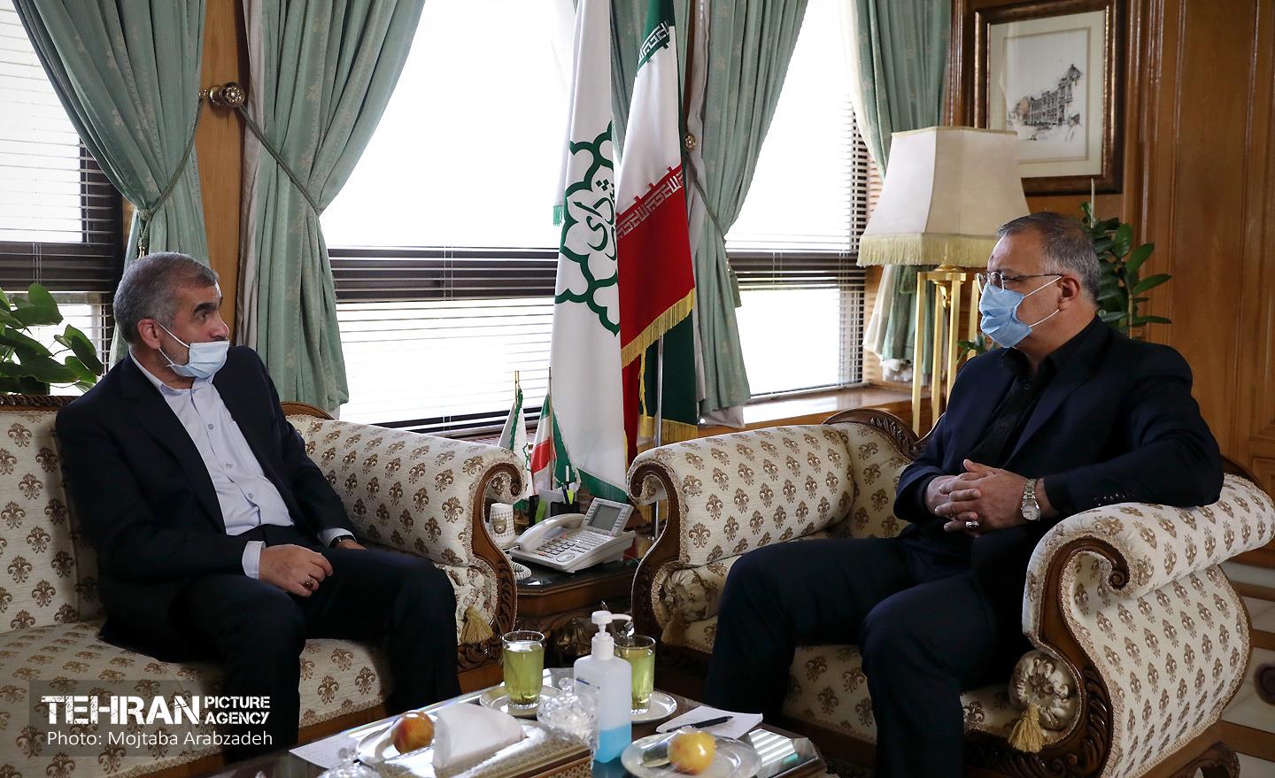 جلسه شهردار تهران با علی نیکزاد 13