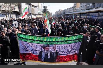 اجتماع مردم تهران در پی شهادت رهبر انقلاب - 1 23