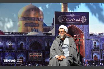 مراسم شهادت امام رضا(ع) و سالگرد تدفین شهدای گمنام منطقه۸