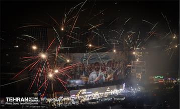 نورافشانی میدان ولیعصر(عج) به مناسبت نیمه شعبان 15