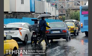 بارش باران پاییزی در تهران 28