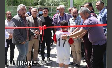 افتتاح 7 زمین ورزشی با حضور رئیس کمیسیون ورزش شورای شهر تهران 4