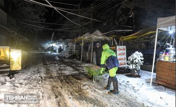 به وقت خدمت؛ برف‌روبی منطقه 1 شهرداری تهران 22