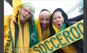 دیدار دو تیم فوتبال عراق و استرالیا