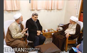 دیدار شهردار تهران با آیت الله العظمی صافی گلپایگانی 4