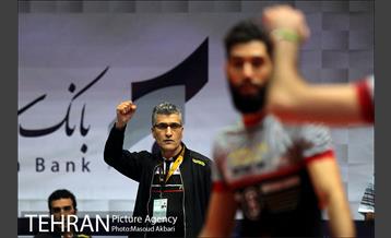 دیدار تیم های والیبال بانک سرمایه و کاله