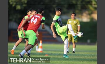 تمرین تیم فوتبال سایپا  تهران 17