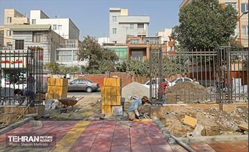 آخرین مراحل ساخت بوستان مادر و کودک "باغ نظر" 2