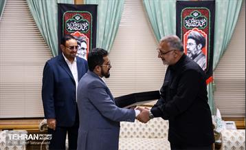 دیدار شهردار تهران با شهردار صنعا پایتخت یمن