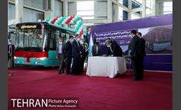 مراسم رونمایی از اتوبوس تمام برقی تولید داخل 14