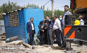 حضور سوده نجفی در منطقه 17