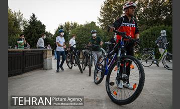 افتتاح مسیر ویژه دوچرخه بوستان گفتگو 20
