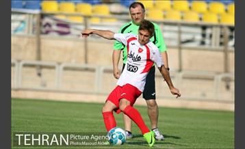 تمرین تیم فوتبال پرسپولیس تهران