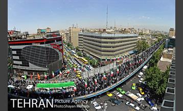 مراسم تشییع پیکرهای مطهر ۱۵۰ شهید تازه‌ تفحص‌ شده دفاع مقدس