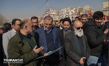 به وقت خدمت؛ تقاطع سه سطحی بزرگراه‌های شهید نواب و شهید تندگویان 9