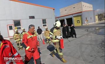 دوره آموزشی آتش‌نشانی ویژه خبرنگاران 24