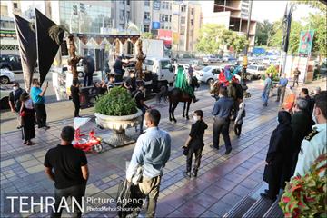 برگزاری اعزای حسینی در بوستان قصر منطقه هفت 7