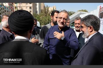 آیین تست گرم مسیر پایانی خط ۷ مترو تهران و بهره‌برداری از ورودی دوم ایستگاه آهنگ 57