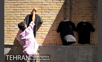 سیاهه فروشان بازارتهران در آستانه محرم 11