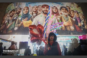 نورافشانی میدان ولیعصر(عج) به مناسبت نیمه شعبان 4
