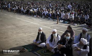 اقامه نماز عید فطر افغانستانی های اهل تسنن مقیم تهران 25