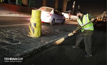 عملیات آسفالت‌ریزی در پایتخت 18