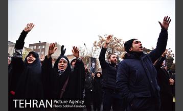 تجمع مردم تهران در پی شهادت سردار قاسم سلیمانی 28