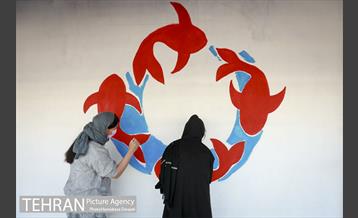 جشنواره نقاشی دیواری منطقه ۹