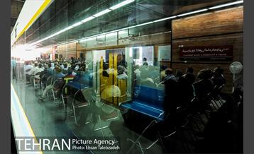 افتتاح خط ۸ متروی تهران با حضور قالیباف و لاریجانی 8