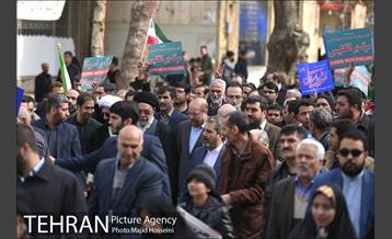 حضور دکتر قالیباف در راهپیمایی 22 بهمن 3