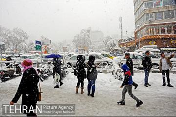 بارش برف در تجریش 23