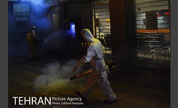 ضدعفونی معابر توسط سازمان آتش نشانی  16