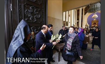 دیدار شهردار منطقه شش از کلیسای سرکیس مقدس