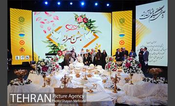 مراسم ازدواج زوج های معلول با حضور شهردار تهران 4