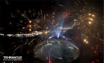 نورافشانی میدان ولیعصر(عج) به مناسبت نیمه شعبان 16